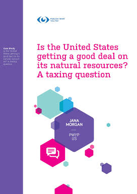 New Data Extractors Case Study: Is the United States getting a good deal on its natural resources? A taxing question